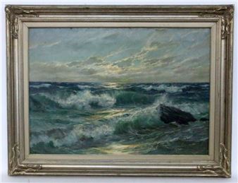 DUNBAR, PATRICK 1892 - 1980 Sea surf - Patrick Dunbar