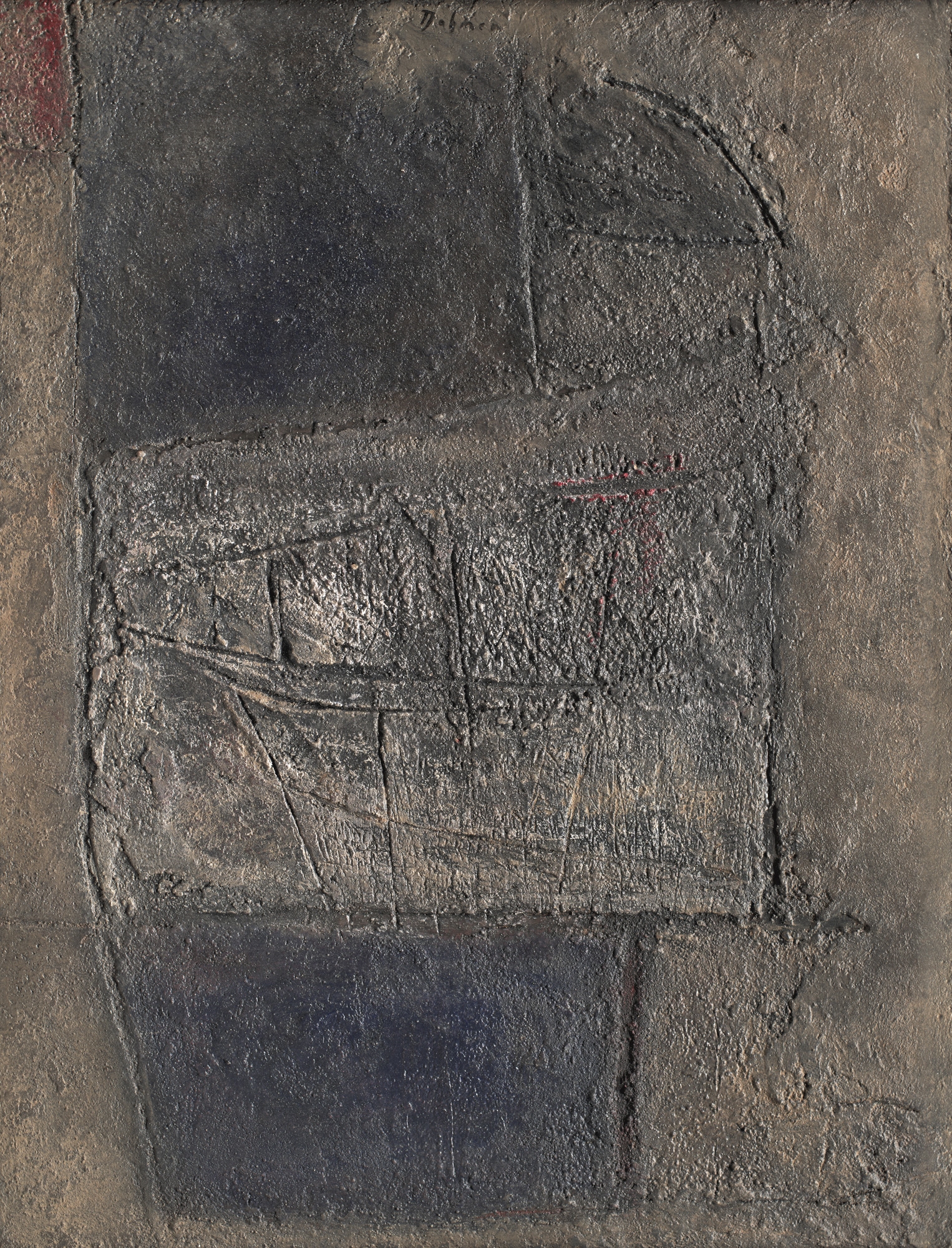 Artwork by Karl Fred Dahmen, Untitled, Made of Mixed media on canvas