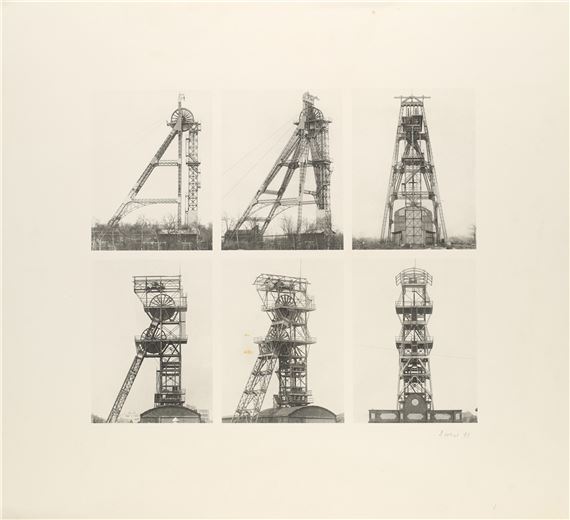 Förderturm by Hilla Becher, 1971