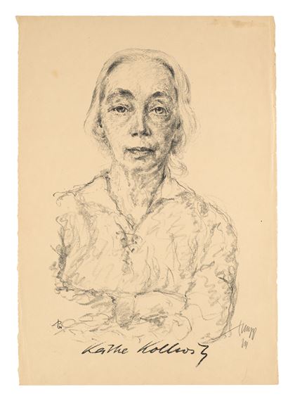 Potrait von Käthe Kollwitz by Emil Stumpp, 1924
