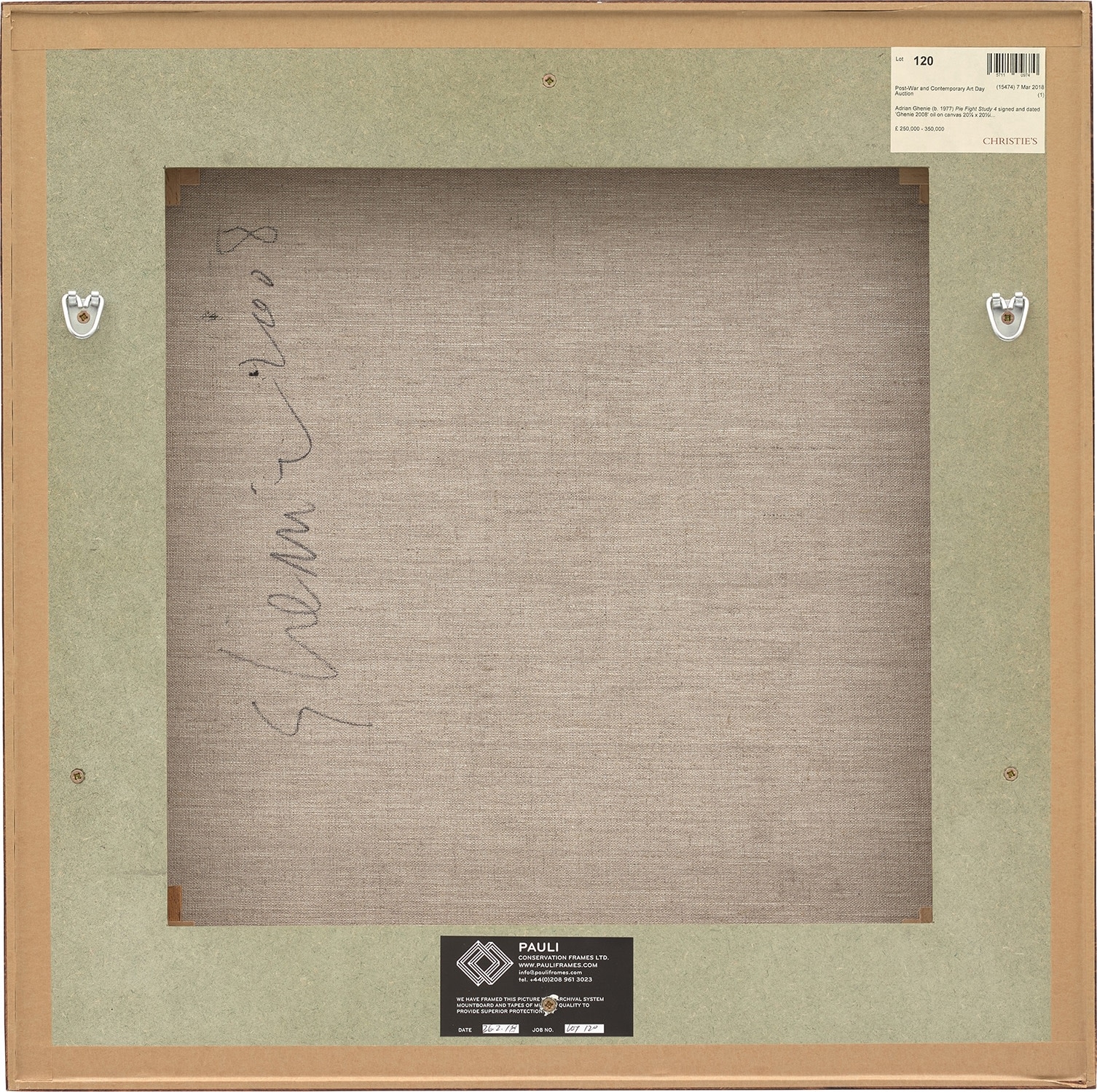 Adrian Ghenie Pie Fight Study 4 (2008) MutualArt