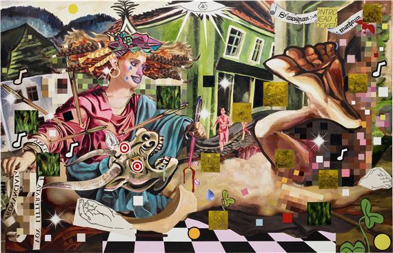 Bullseye by Allison Zuckerman, Executed in 2020