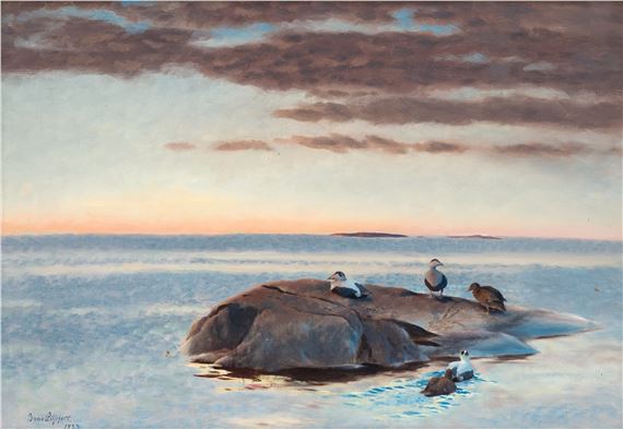 Bruno Liljefors by Bruno Liljefors, dated 1929