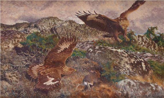 Bruno Liljefors by Bruno Liljefors, dated 1911