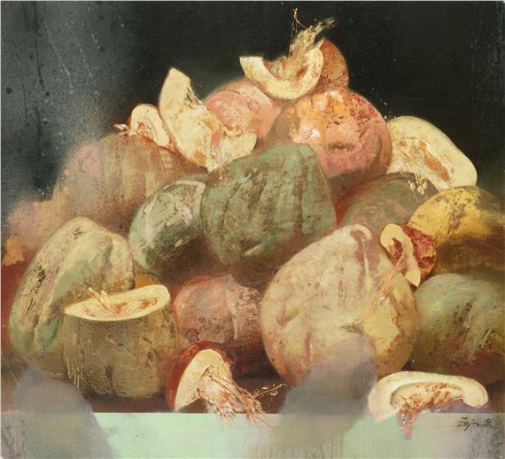 Still life with pumpkins by Zoya Frolova, 86