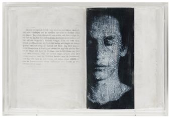 "Bok utan titel, 365 sidor" (text: Jean Genet ur Tjurens dagbok) - Helen Broms Sandberg