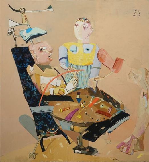 At the orthopedist by Emil Stoitchev, 1991