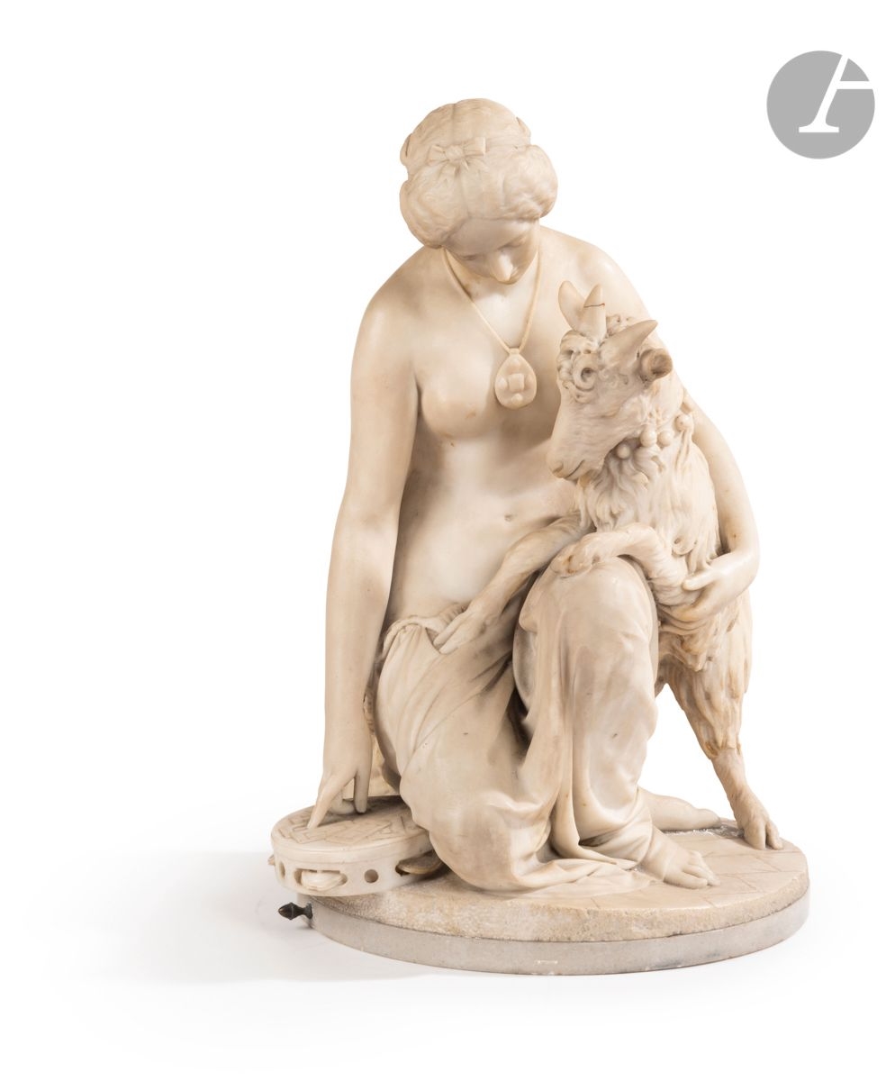 ATTRIBUTED TO ANTONIO ROSSETTI (B. 1819), ITALIAN, CIRCA 1880, LA  TENTAZIONE DI UNA VESTALE (THE TEMPTATION OF A VESTAL), 19th and 20th  Century Sculpture, Sculpture