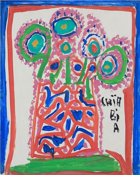 VASE À FLEURS by Chaibia Tallal, 1988