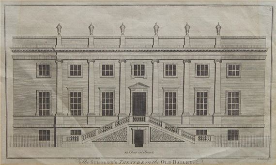 The Surgeon's Theatre in the Old Bailey by Benjamin Cole