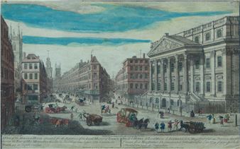 A view of the Mansion House appointed for the Lord Mayor of London - Thomas Bowles