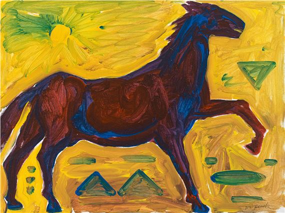 A.R. Penck | Der Schritt a yx2 3 (1990s) | MutualArt