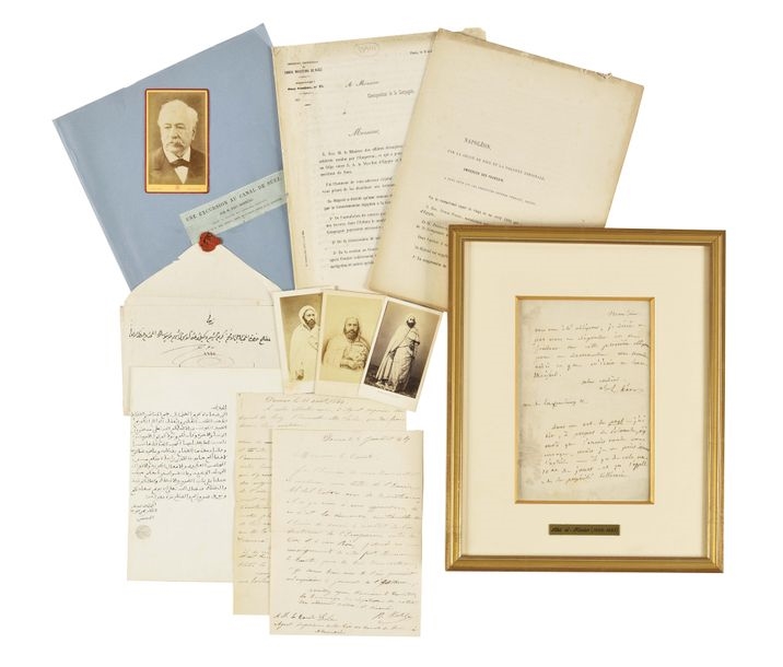 Artwork by Ferdinand De Lesseps, ABDELKADER