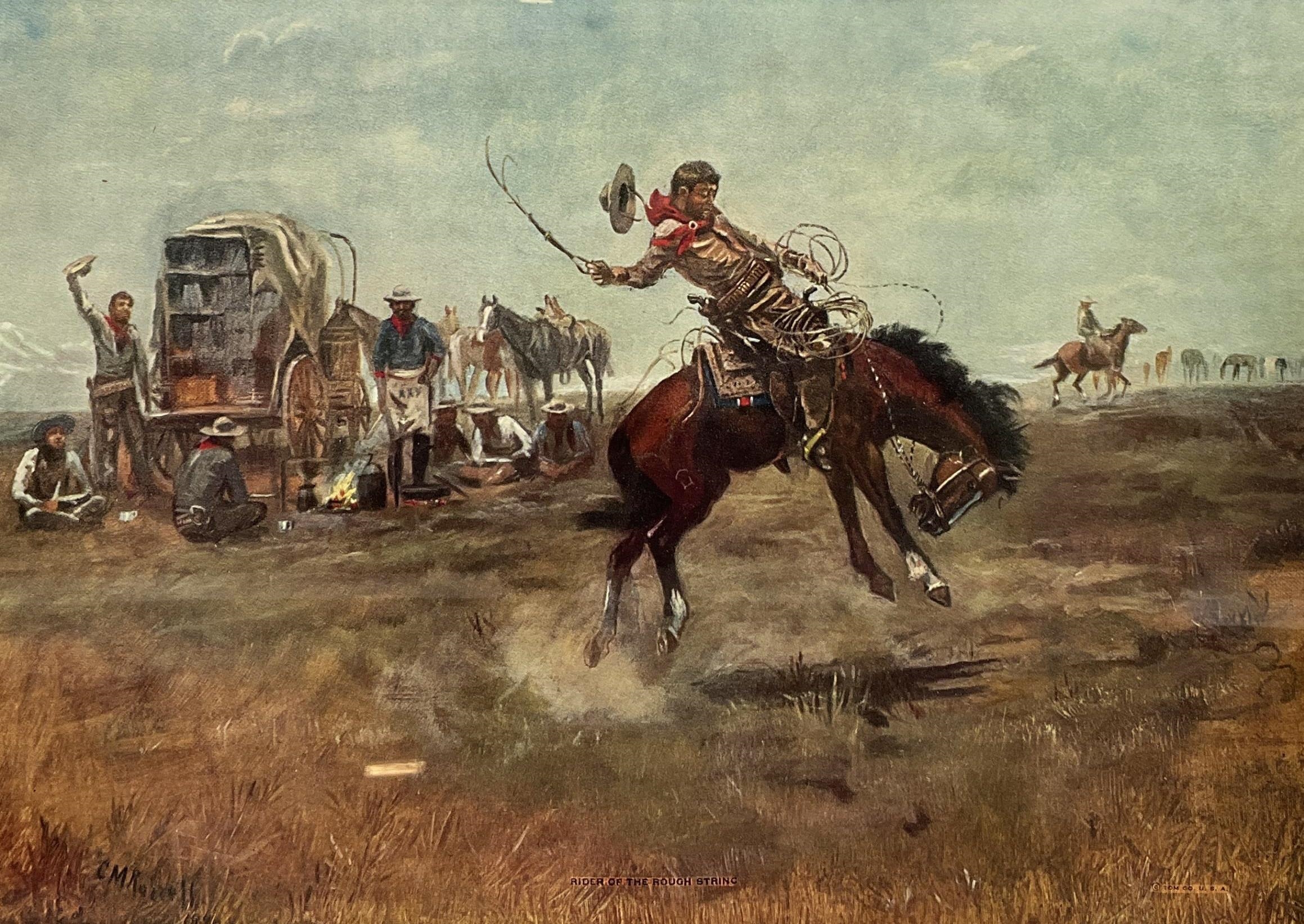 Charles Marion Russell | Rider of the Rough String & Return of the ...