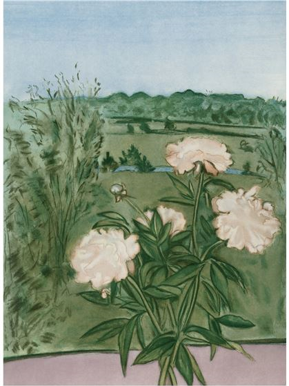 Peonies by Jane Freilicher, 1990