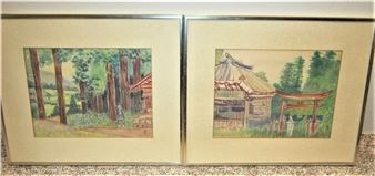 Chinese/Japanese Structures / Landscapes - Evelyn Melnyk