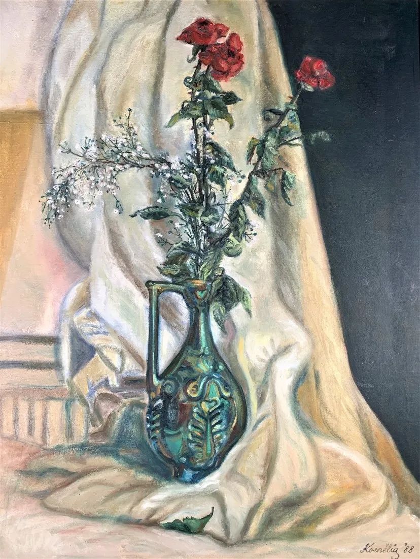 Kornelia Gellert Roses (1988) MutualArt