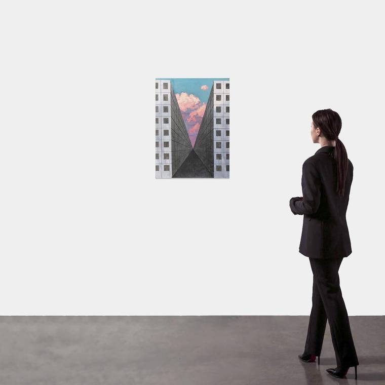 Artwork by Maria Bushmakina, Perspective, Made of oil on canvas