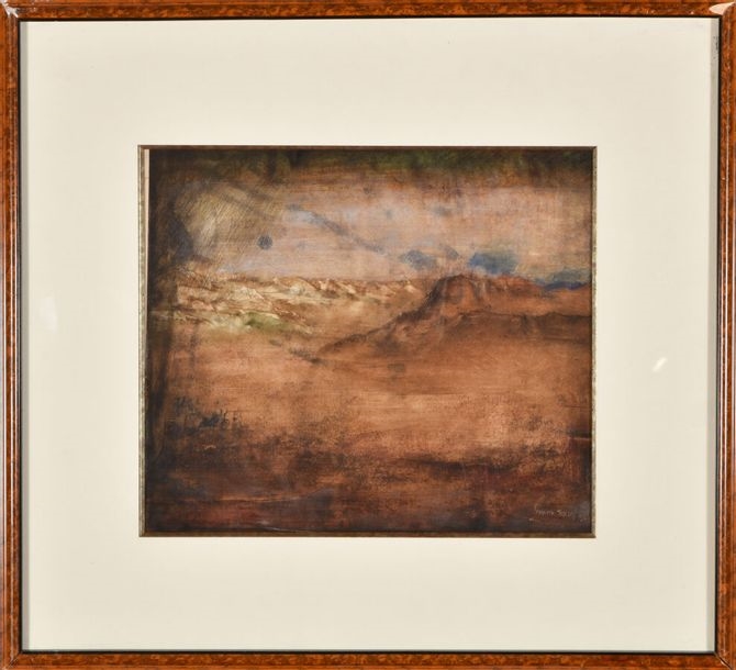 Artwork by Philippe Tardy, Paysage,, Made of Mixed media on paper.
