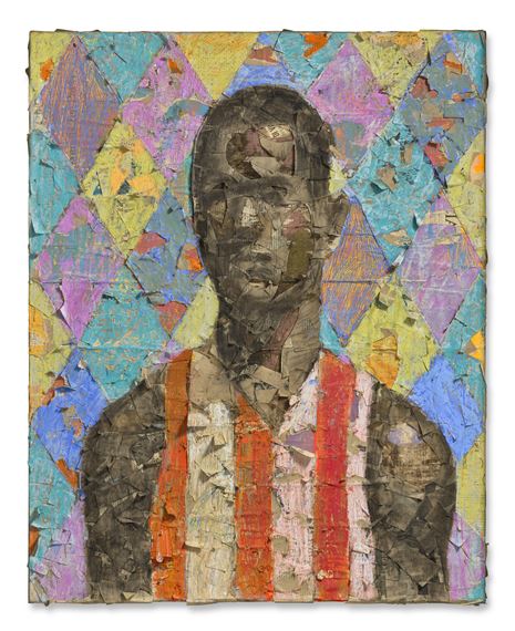 No. 98 by Derek Fordjour, Executed in 2014