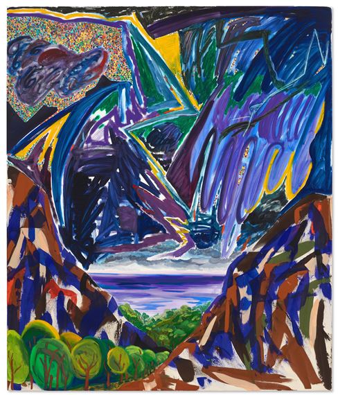 At Full Tilt by Shara Hughes, 2018, Painted in 2018