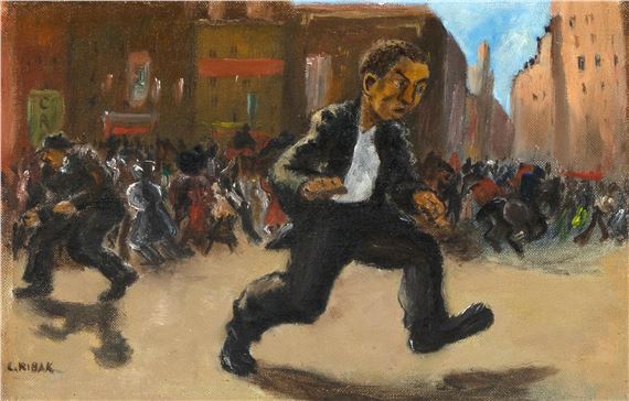 Louis Ribak | Social Realism: Riot! | MutualArt