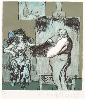 De schilder en zijn model - Kurt Löb