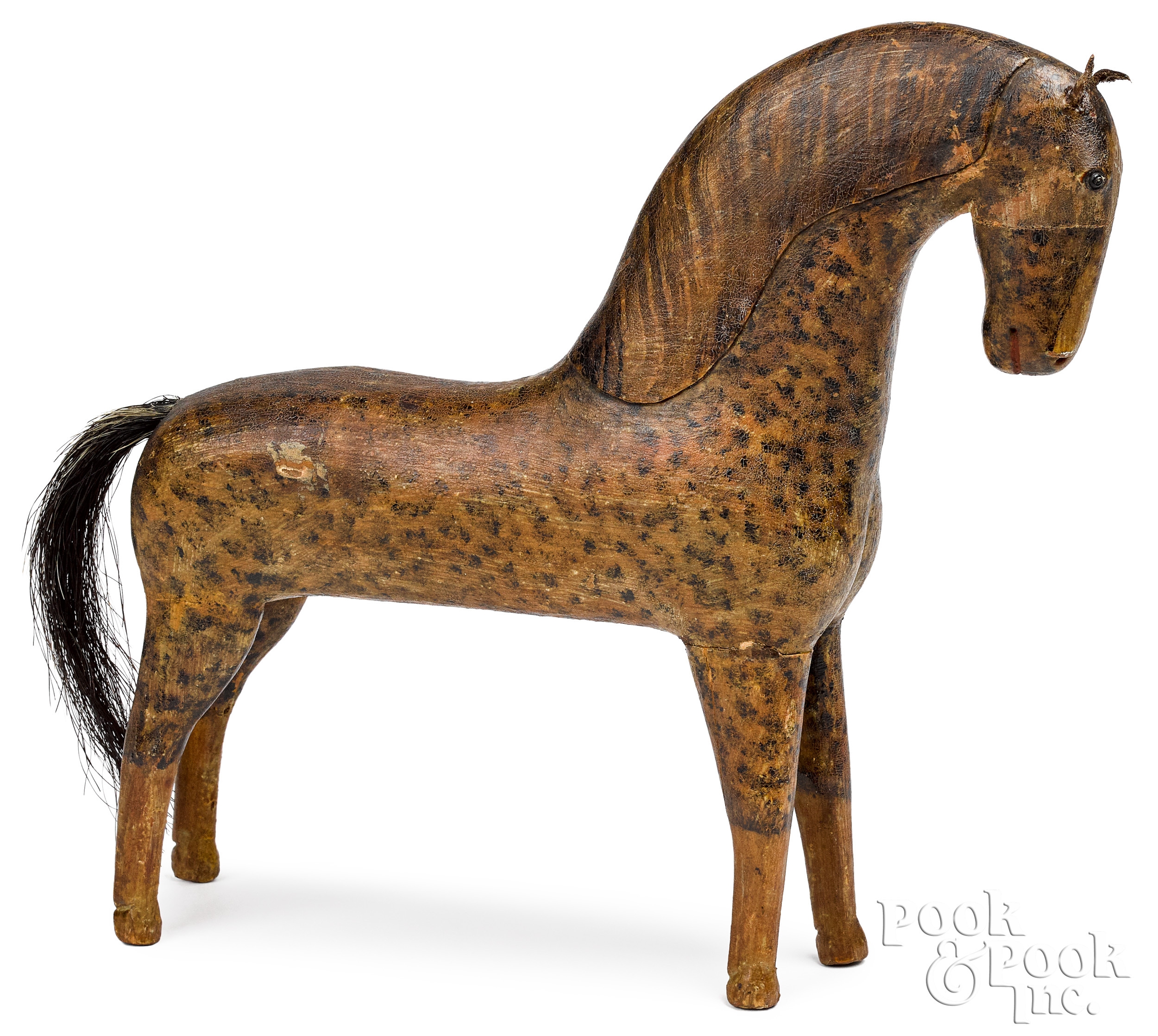 Artwork by Peter Brubacker, Horse, Made of Carved and painted
