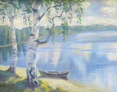 Pie Baltezera by Hugo Karlis Grotuss, 1932