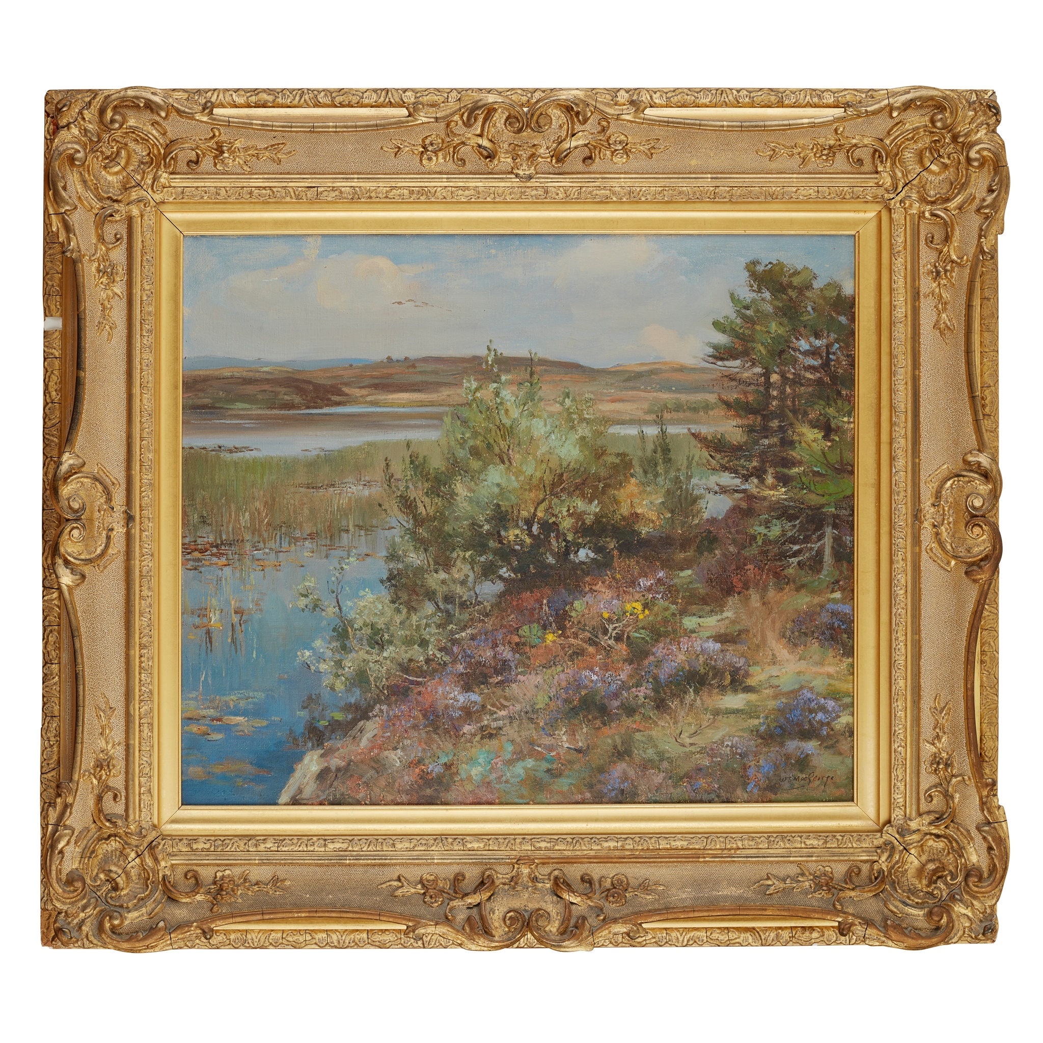 William Stewart MacGeorge | A MOORLAND LOCH, GALLOWAY | MutualArt