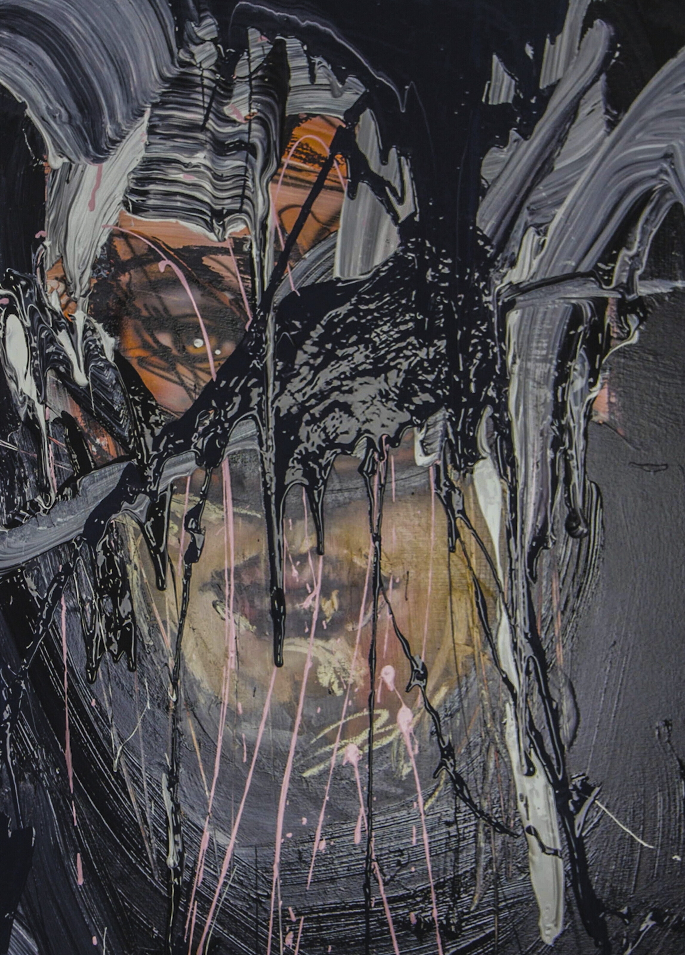 Artwork by David Choe, Rick Doblin, Fist Hugger, Made of single-channel video