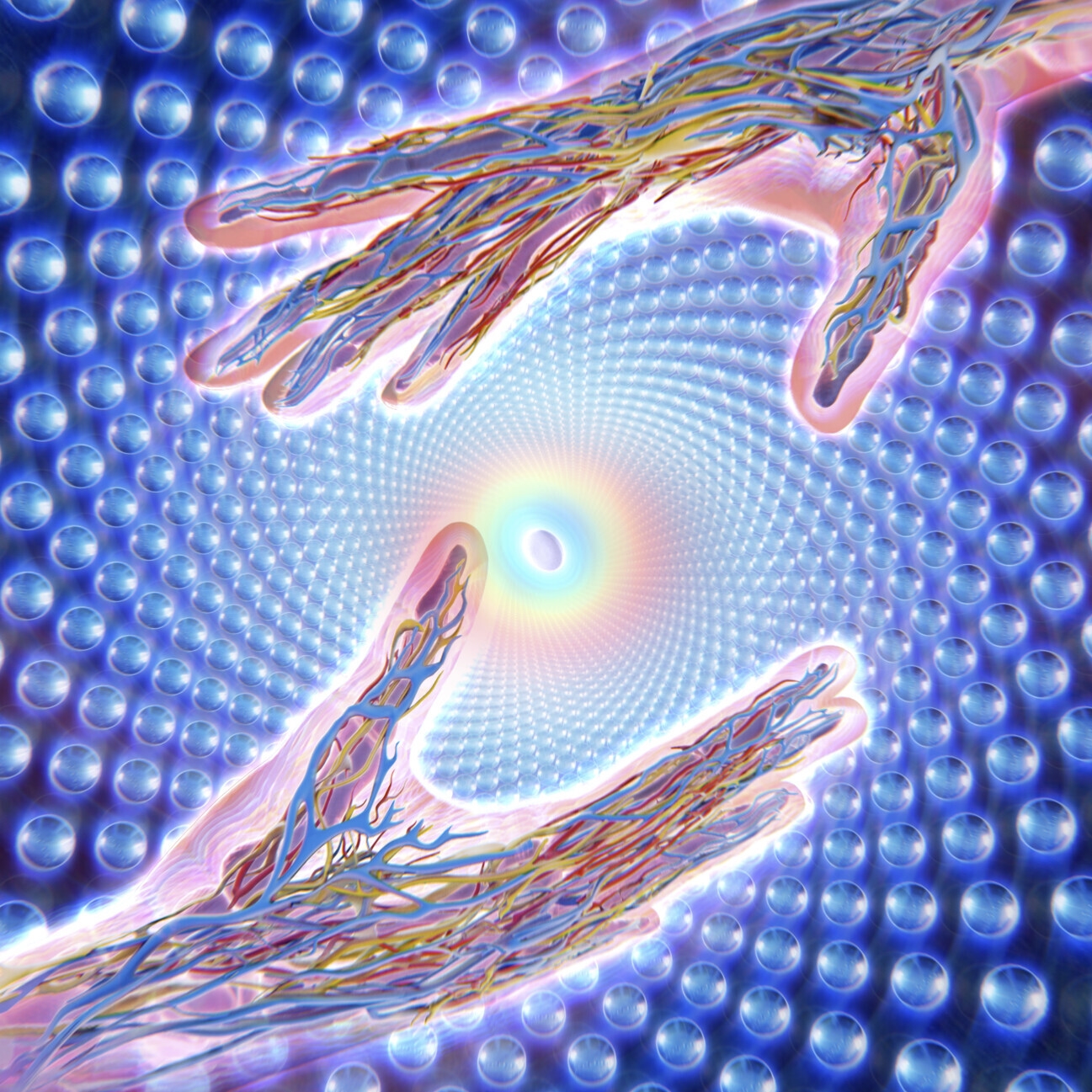 Artwork by Alex Grey, Psychedelic Healing, Made of single-channel video