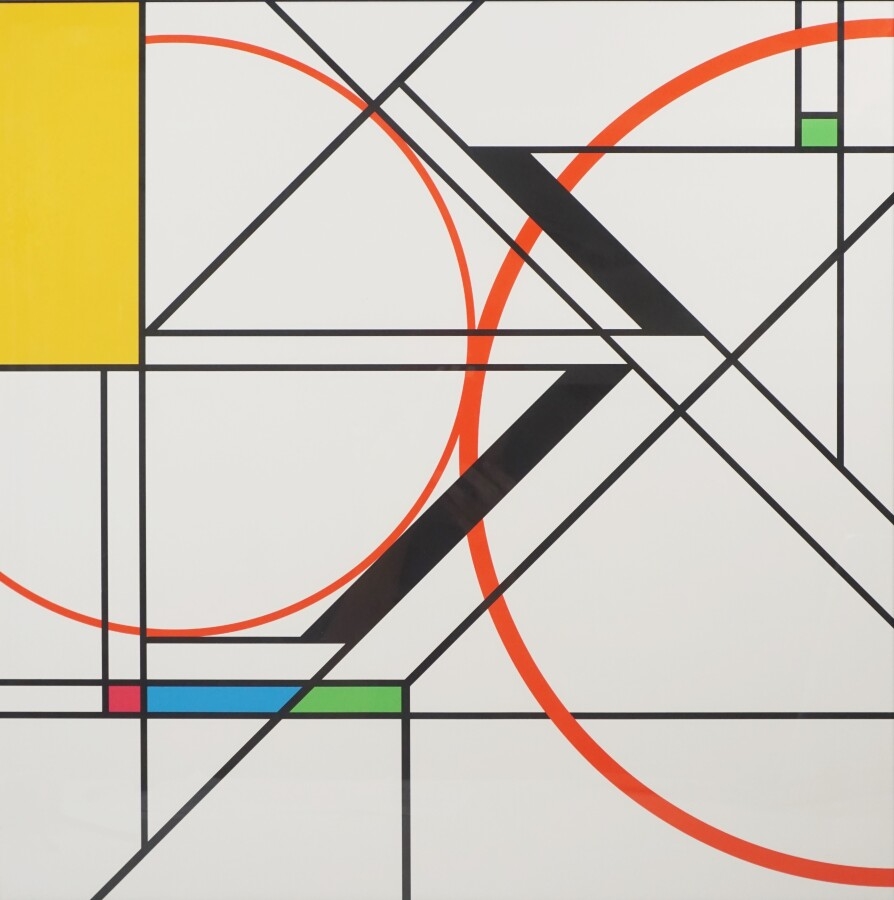 Artwork by Ares, Equilibre, Made of digital print on Canson paper