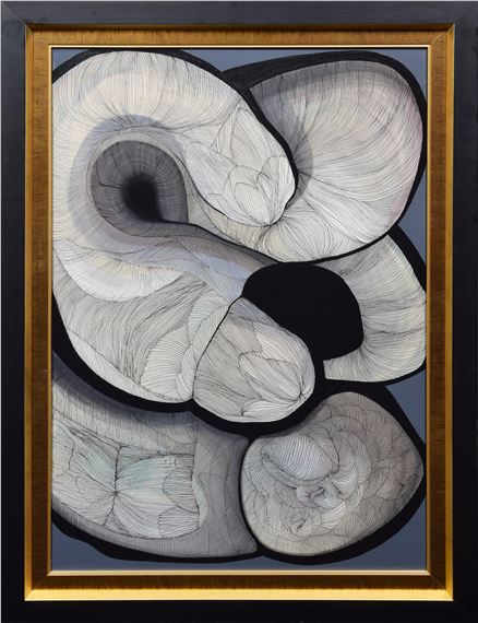 Abstract body composition by Iwona Lenik, 2022