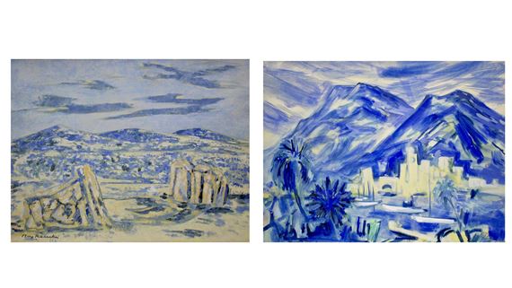 Berglandschap by Max Rädecker