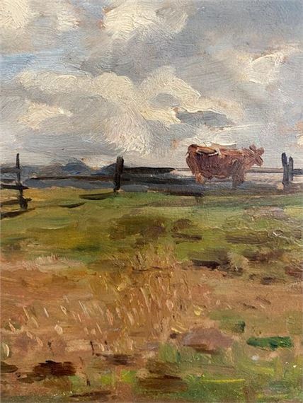 Eugène Louis Boudin | Vaches aux pâturage | MutualArt