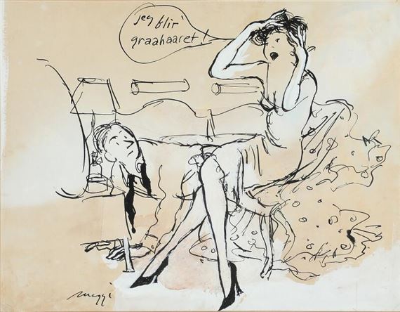 Composition with figures by Maggi Baaring