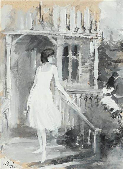 Composition with figures by Maggi Baaring