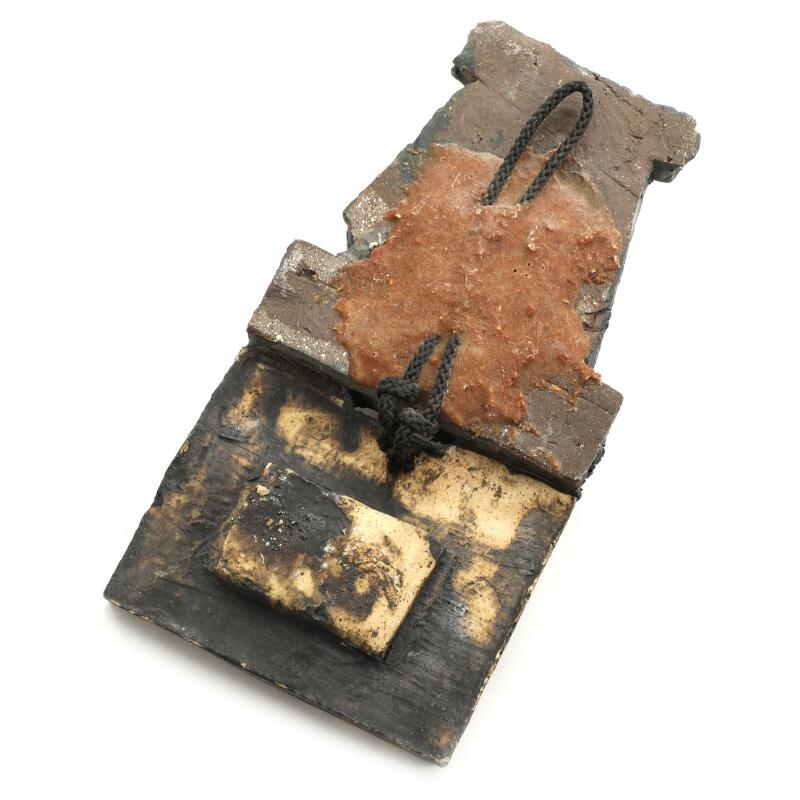 Artwork by Niels Helledie, Christ, Made of stoneware relief