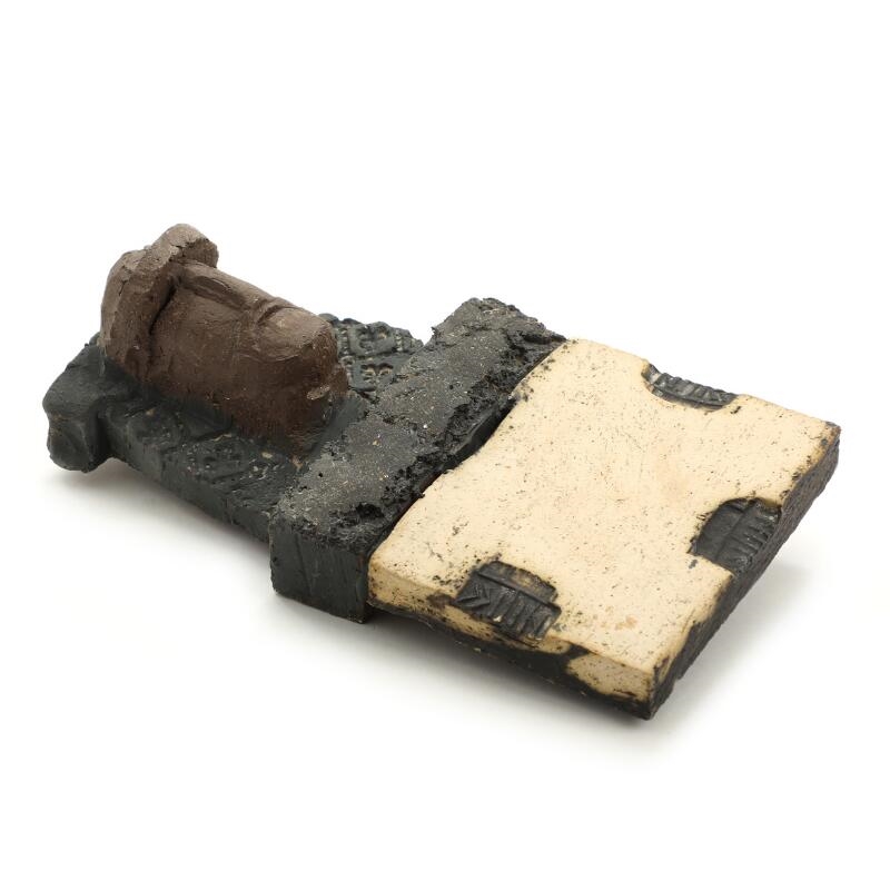 Artwork by Niels Helledie, Christ, Made of stoneware relief