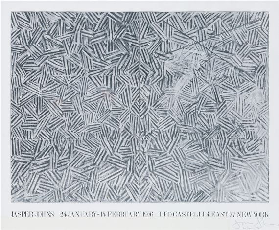 "Corpse and Mirror", 1976 by Jasper Johns, 1976