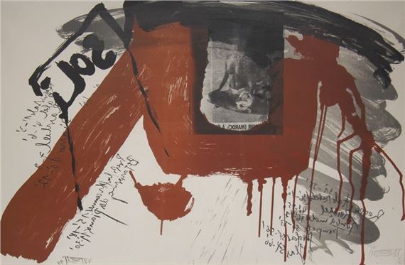 Composition abstraite by Wolf Vostell