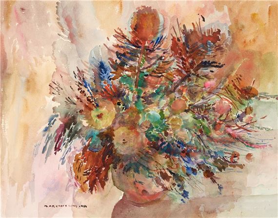 Still Life of Waratahs by Margaret Coen