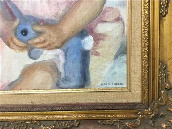 Hazel Calder-brooke | portrait of a child, 'Sandra', the artist niece ...