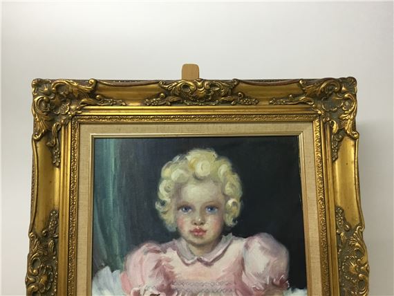 Hazel Calder-brooke | portrait of a child, 'Sandra', the artist niece ...