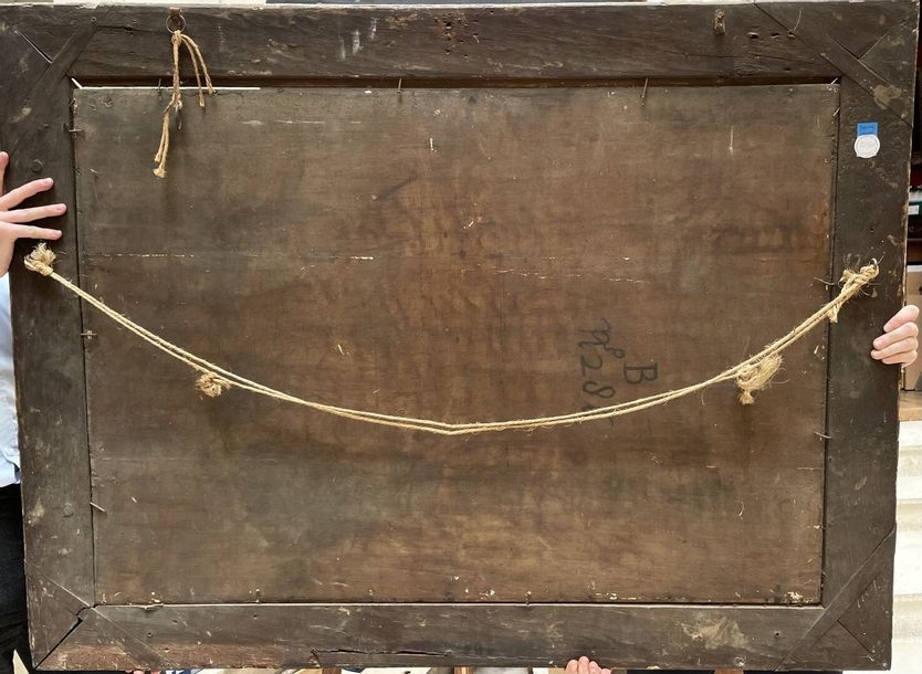 Artwork by Gaspard van Den Hoecke, The Wedding at Cana, Made of Oak panel