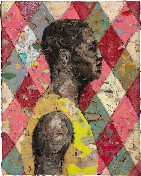 No. 16 by Derek Fordjour, Executed in 2014