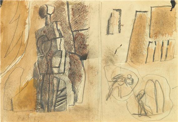 Mario Sironi | Cubist scene | MutualArt