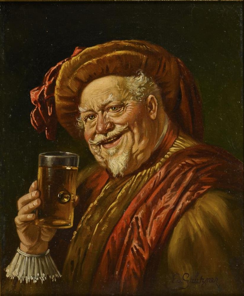 Eduard von Grützner | Falstaff | MutualArt