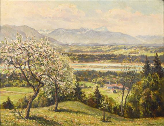 Sunny Alpine Foreland by Louis Wöhner